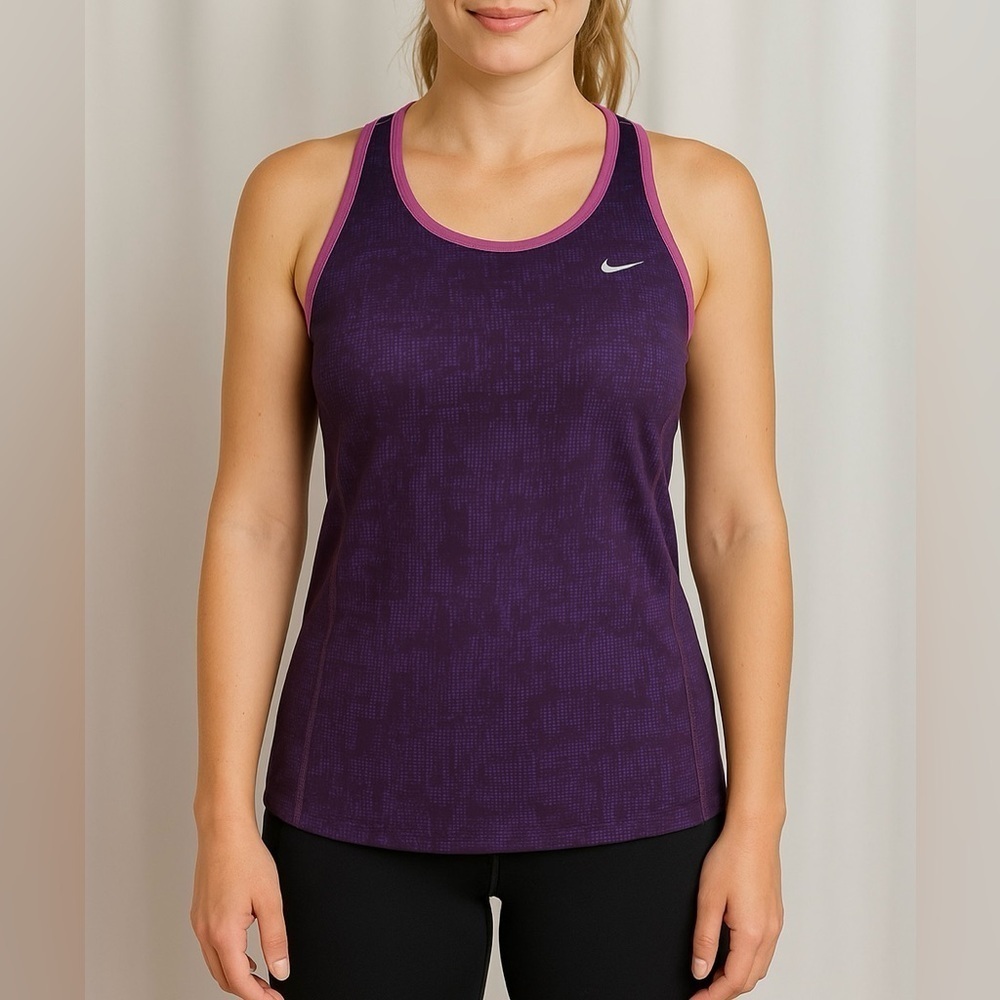 Nike Dri-Fit Racerback Tank Top Purple & Pink (1028)